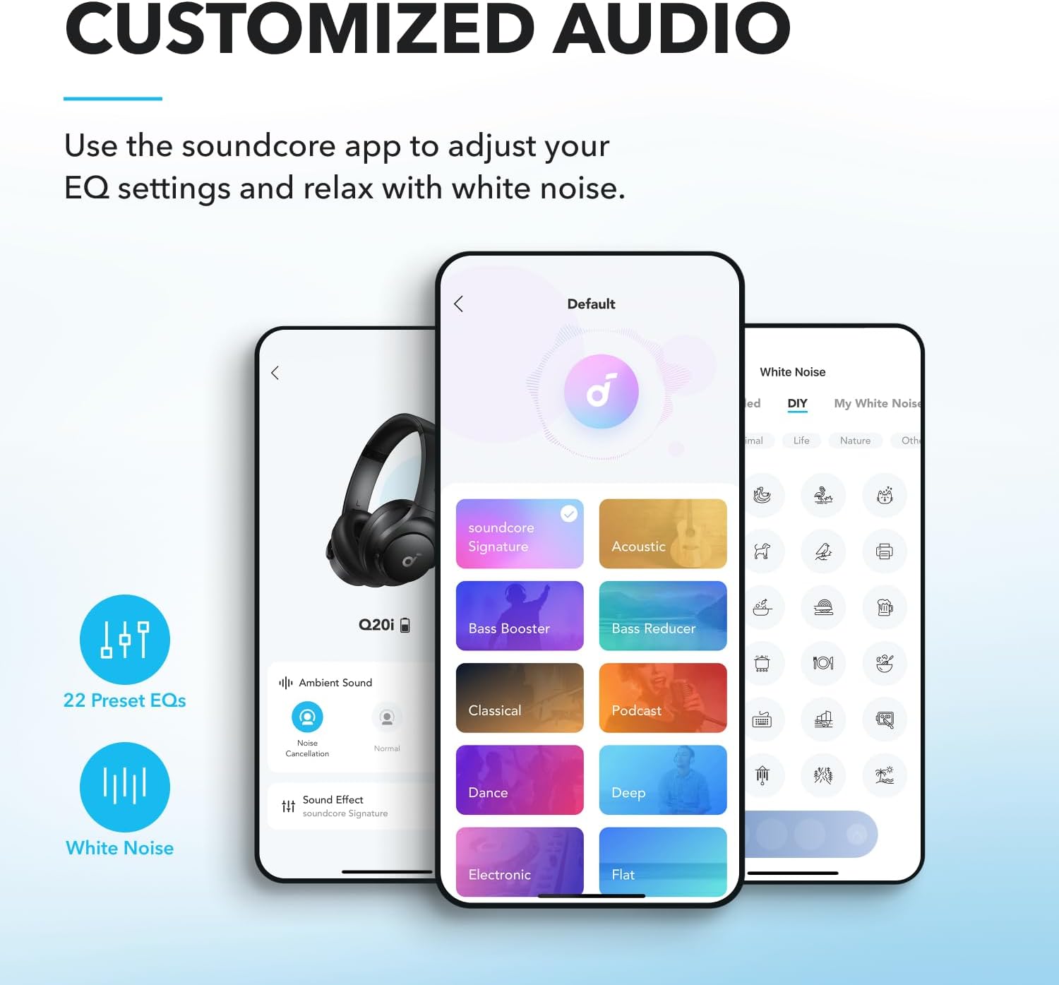  Soundcore by Anker Q20i Hybrid Active Noise Cancelling Headphones